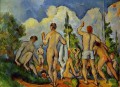 Bañistas 1894 Paul Cézanne